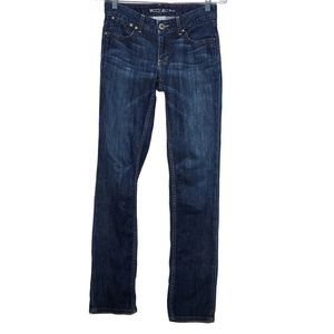 Banana Republic Low-Rise Straight Leg Jeans, Size 0